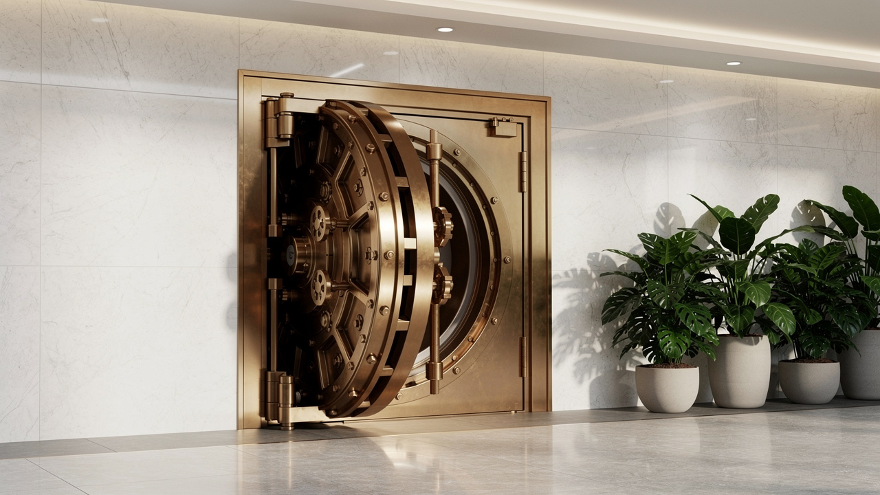 Secure vault representing irrevocable trust asset protection