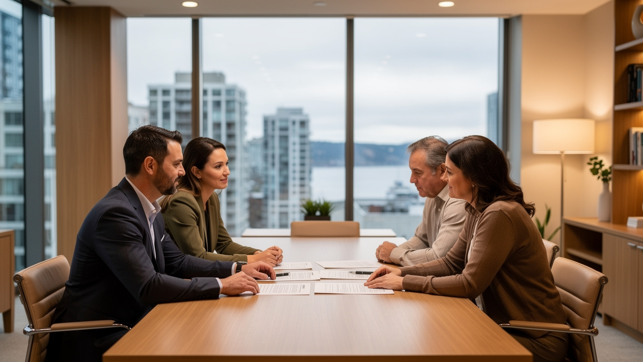 Estate planning consultation meeting in Seattle law office