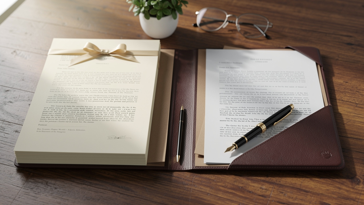 Side-by-side will and revocable living trust documents on desk